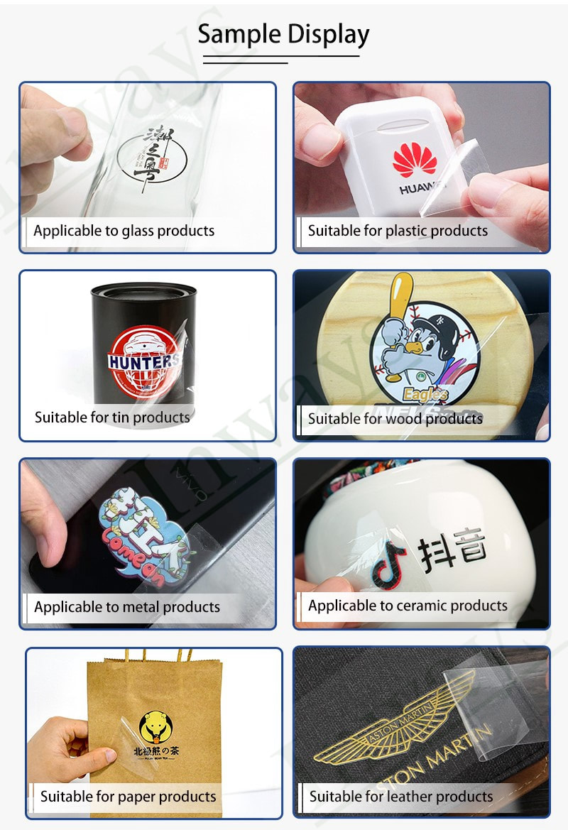 ​Cystal UV DTF Sticker Label Application