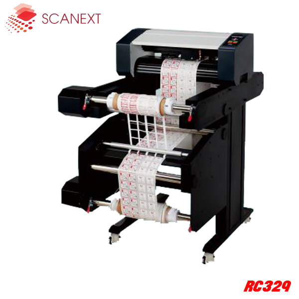 Roll Sticker Label Cutter and Waste Removal Scanext RC329